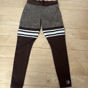 Bombshell leggings brown and white